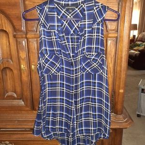 Rock & Republic button front tank top